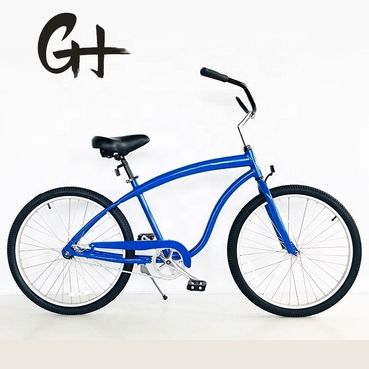 10 cadres en acier de 26 pouces Taille de roue 3G OEM / ODM CE Homme adulte vélo de plage de croisière à grande vitesse