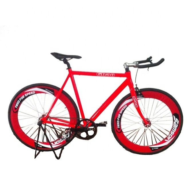 Radius Caliper Brake Fixie Bike Couleur rouge 700C alliage d'aluminium CE certifié OEM chinois