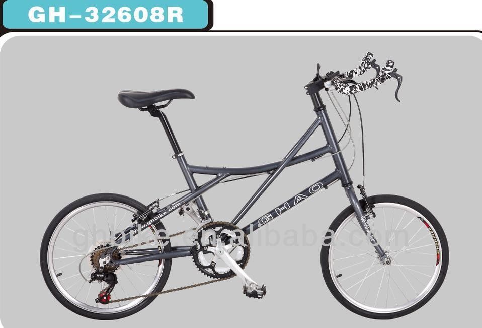 14 vitesse 20 pouces Mini vélo de route vélo avec double paroi aluminium bord et pliable