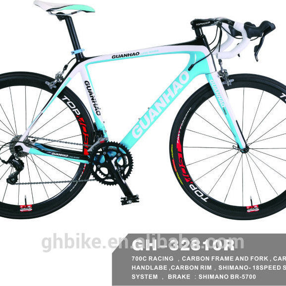 700C Vélo de route Vélo de course Vélo avec une jante en fibre de carbone