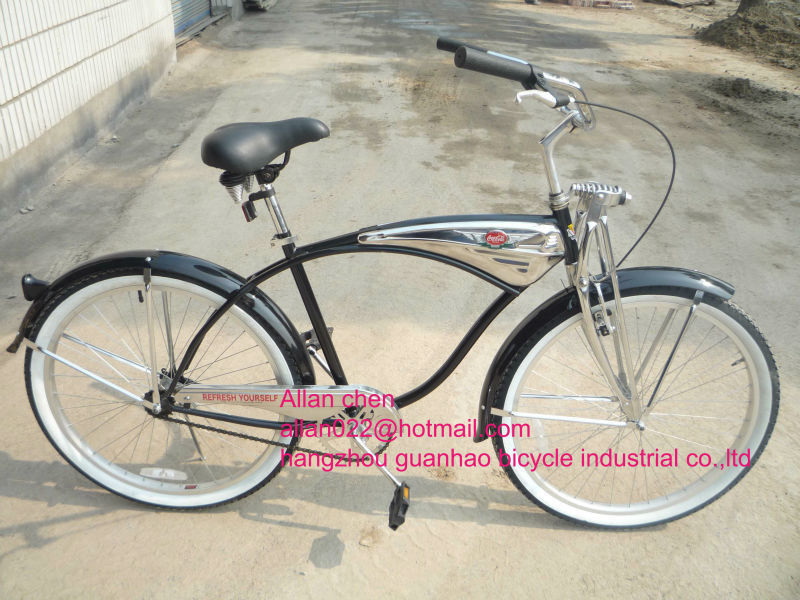 26 pouces de suspension à ressort fourchette Beach Cruiser vélo Vintage vélo de ville avec CE ISO9001 CPSC
