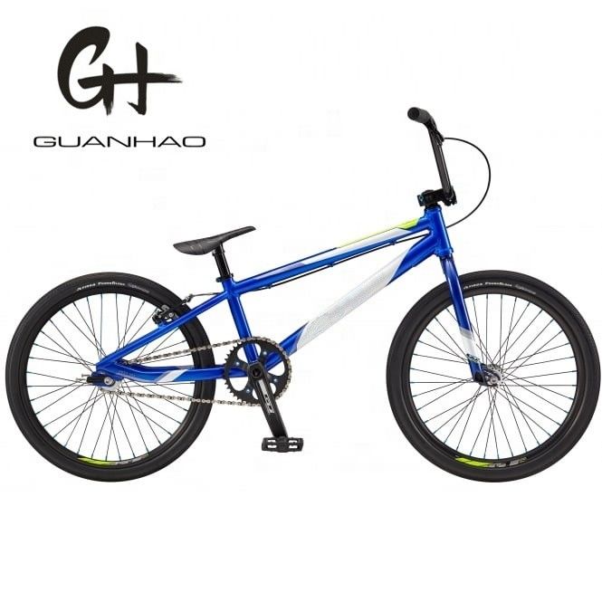 Pas de suspension Vélo de course BMX de 20 pouces avec cadre en alliage d'aluminium et engrenages à vitesse unique