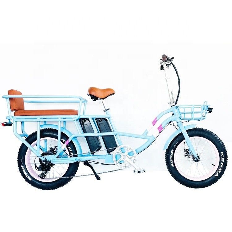 20 &quot; 48V 1000W Piles doubles 34AH Piles au lithium 50KM/H Moteur à moyeu arrière Bicicle électrique à neige