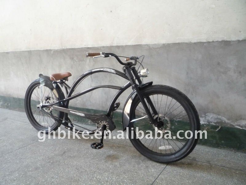 26 pouces pour hommes et femmes Chopper de mode Beach Cruiser vélo avec des matériaux de bord en alliage d'aluminium