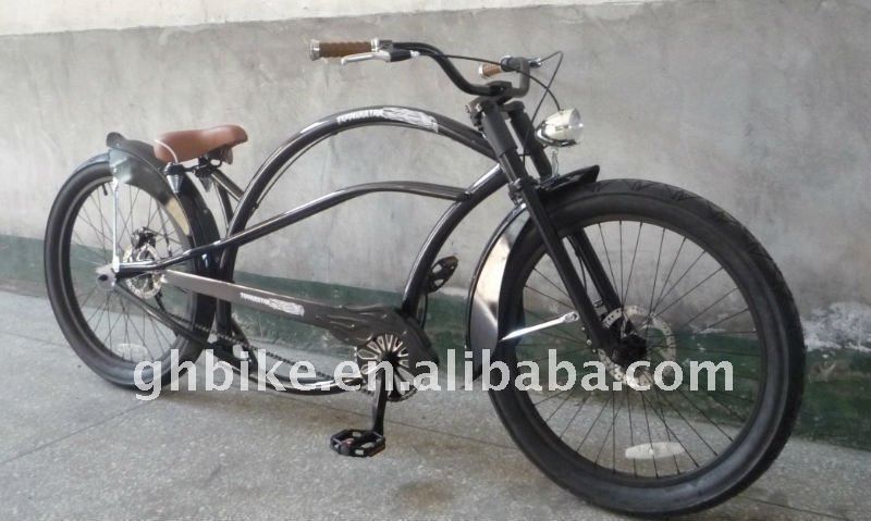 24 pouces pour hommes et femmes Chopper Beach Cruiser Polkupyora avec bord en alliage d'aluminium