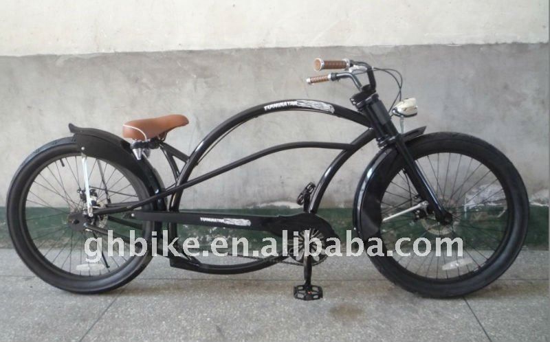 24 pouces Homme et Dame Mode Chopper Beach Cruiser Vélo Vélo avec poids brillant de 19 kg
