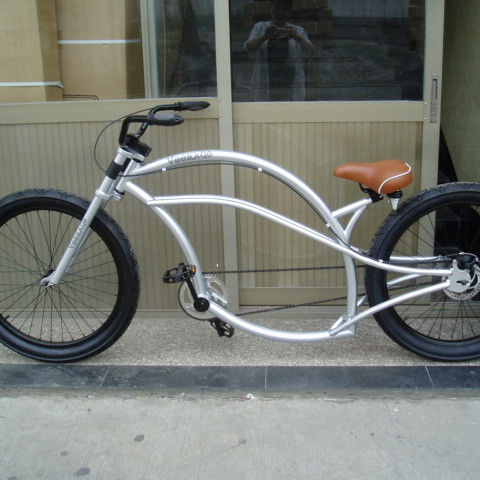 Bicicleta de plage accréditée CE et ISO 9001 à fourche en acier avec poids brillant de 19 kg
