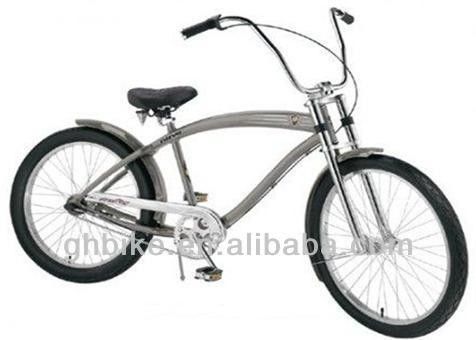 Chopper Fork Beach Cruiser Bike 26' avec une jante en alliage d'aluminium et un certificat CE ISO9001