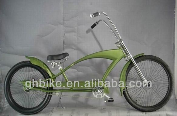 Poids brillant 25kg 26' Chopper Beach Cruiser Bike avec conception spéciale et approbation CE