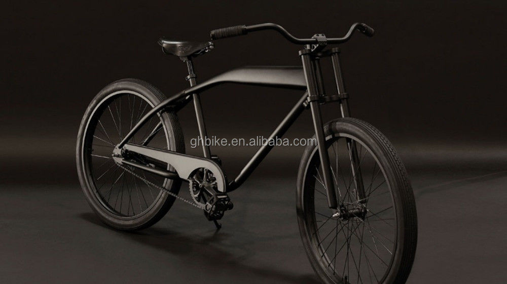 26&quot;x3.0 Pneus à vitesse unique Homme Beach Cruiser Vélo avec manettes de style Chopper