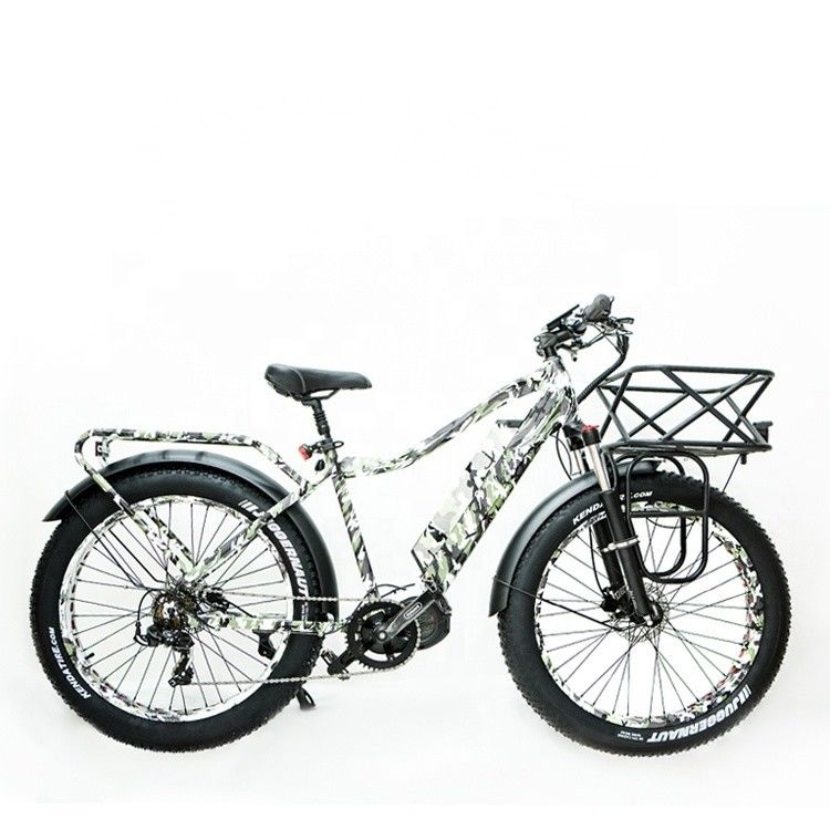 26&quot; BaFang 1000W 48V 14AH pneu électrique à graisse moteur moyen vélo de montagne pour le marché américain
