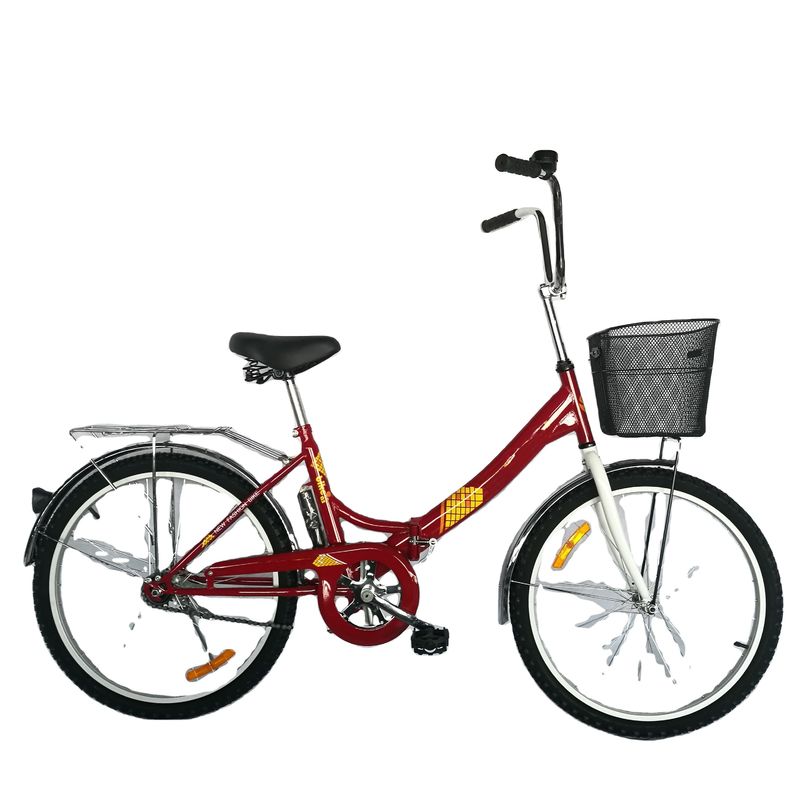 20 pouces petite taille pliable City Bike avec crankset en acier et pédale ordinaire inclus