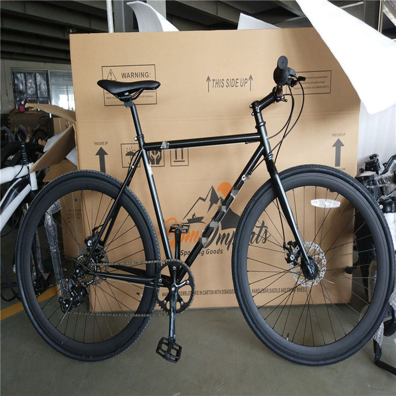 13 kg 28 &quot; Taille de roue Cadre de vélo chromoly 4130 City Cruiser Homme Vélo 7 vitesses Cycle urbain Hybride 700c Vélo