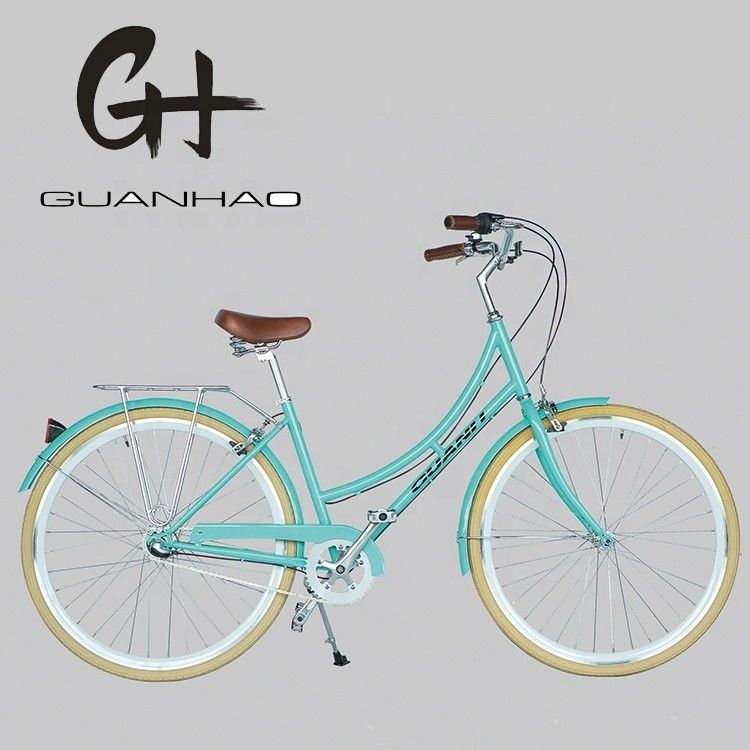 1.8m longueur CE Europe OEM Logo Hi-Ten cadre en acier Vélos de ville à grande vitesse pour femmes 26 pouces