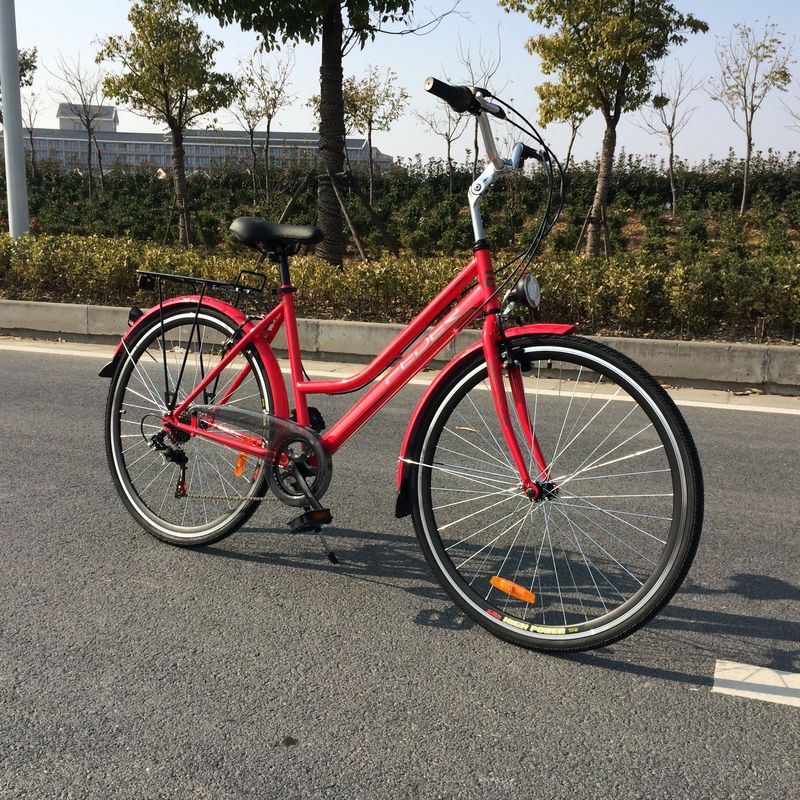 Rue 28 pouces Ofo 7 vitesses rétro dames femmes fille CE style néerlandais blanc vélo de ville