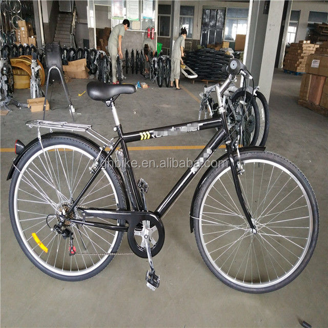 Vélo hybride adulte 700C 6 vitesses Lady City Cruiser Vélo avec poids brut de 17 kg