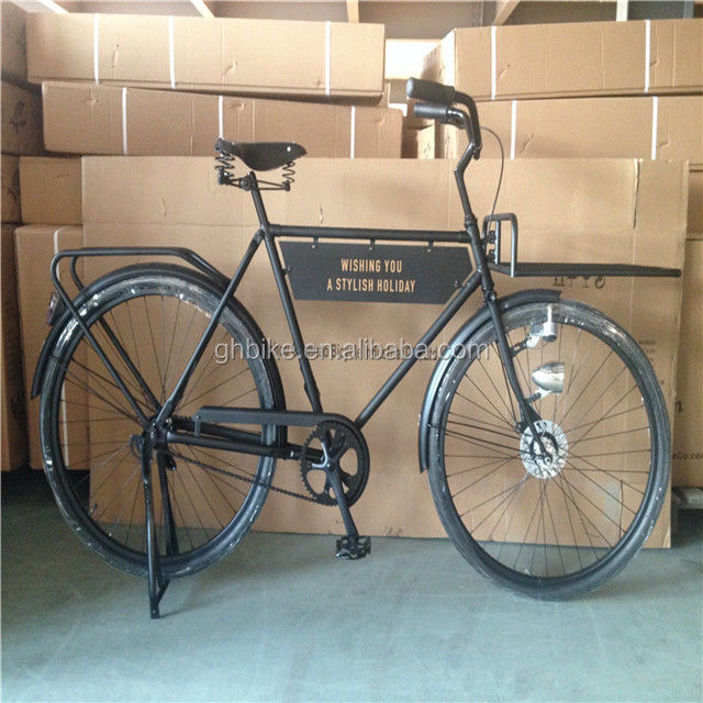 Quando Hub et jante en aluminium équipé de vélo pour homme à vitesse unique de style vintage