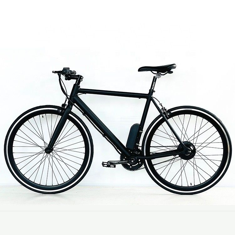 La bicyclette électrique à 25 km/h 700C 350W 36V 8,8AH à cadre en aluminium avec batterie cachée