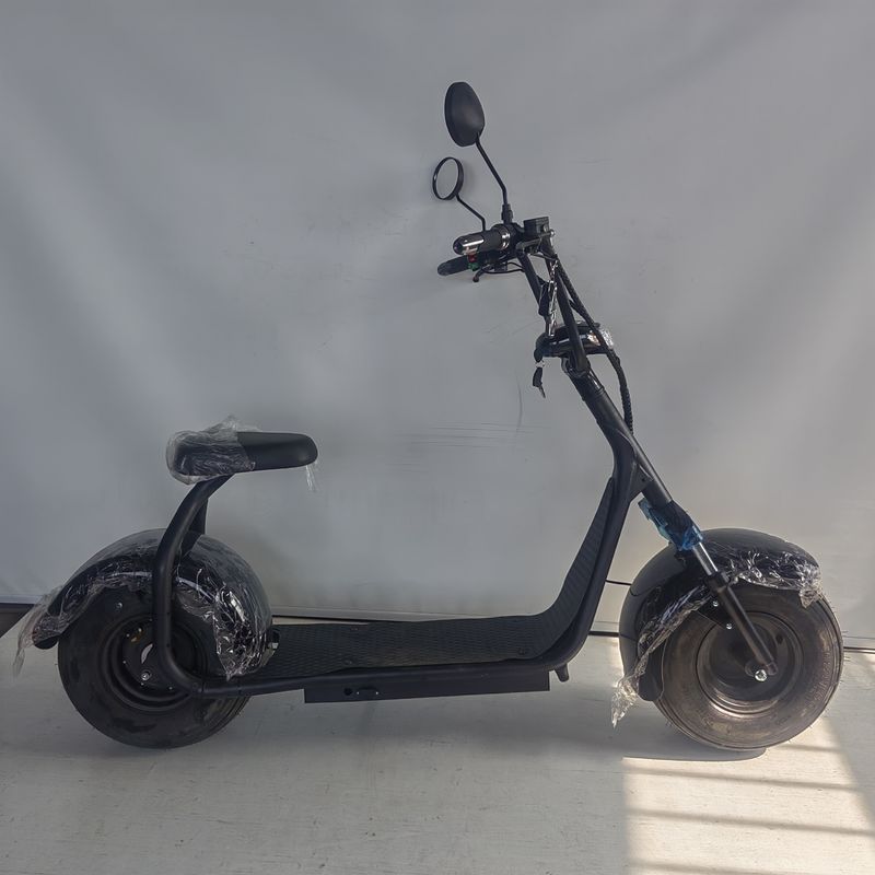 Scooter électrique 18 pouces pour adultes Unisexe Chopper avec moteur à moyeu arrière et vitesse unique