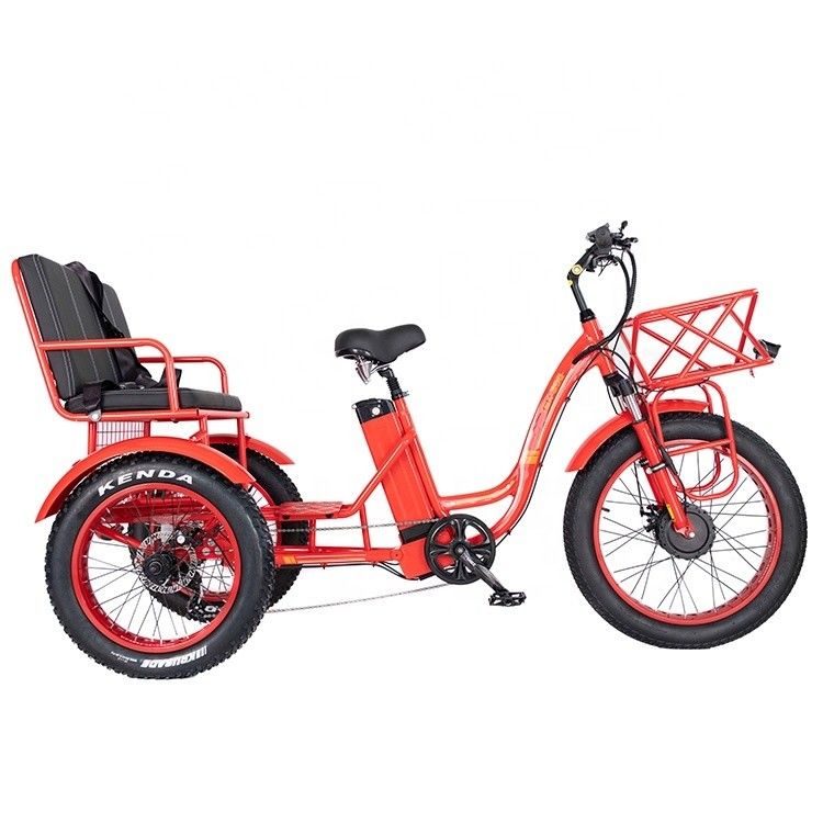 50-70 km Distance de conduite 48V 1000W 50KM/H 3 roues Tricycle électrique pour passagers et fret