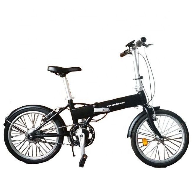 Mini vélo pliant de 16 pouces avec moteur 24V 250W et engrenages à batterie au lithium 10AH à vitesse unique