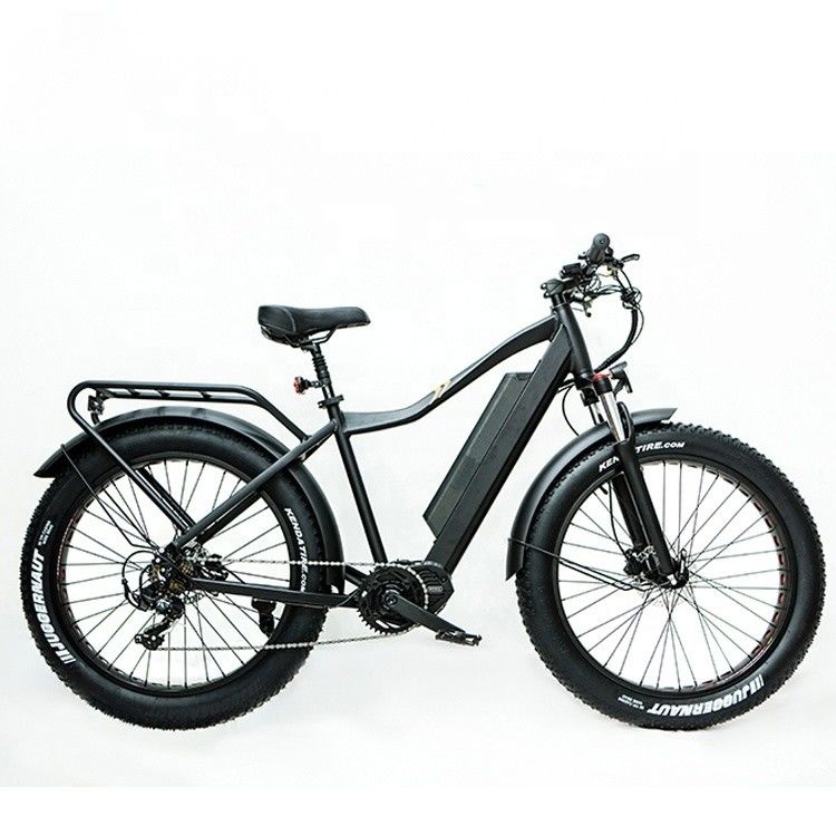 500 watts 17AH batterie 8Fun Moteur moyen M600 26 &quot; 4.0 pneu de neige Vélo de montagne électrique