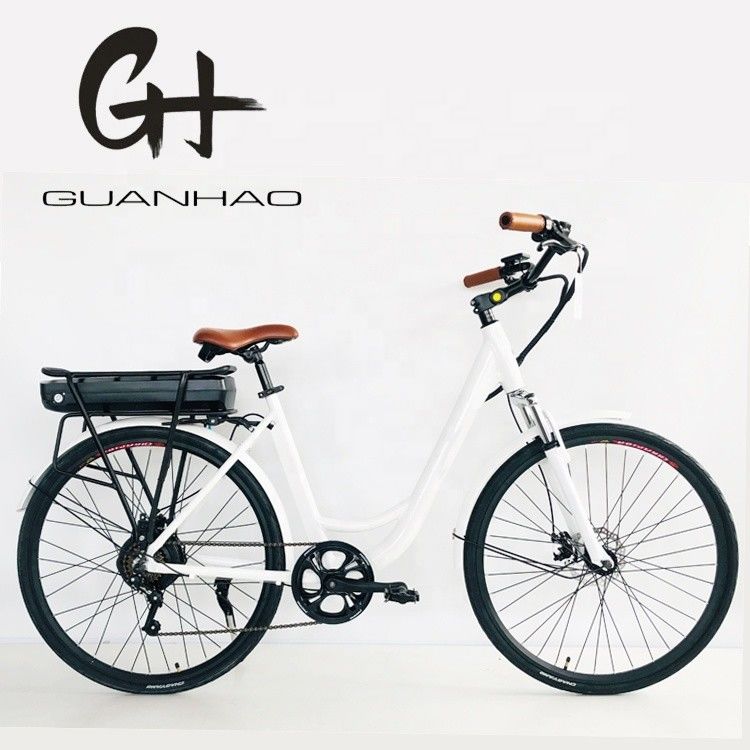 Vélo de ville de 28 pouces 36V250W batterie au lithium 14AH EN15194 EN15194 pour femmes Lady USA Europe