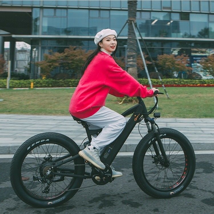 24 pouces de graisse 4.0 pneu 48V 1000W 50KM/H pleine suspension 21AH vélo de montagne électrique vélos électriques