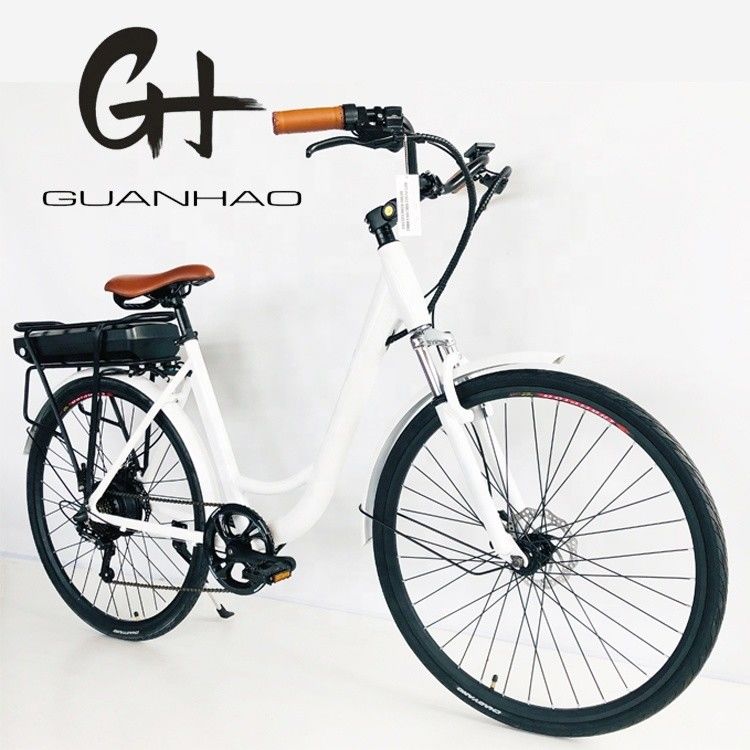 USA USD390 500W 48V 14AH Vélo électrique pour femme avec 7 vitesses et écran LCD