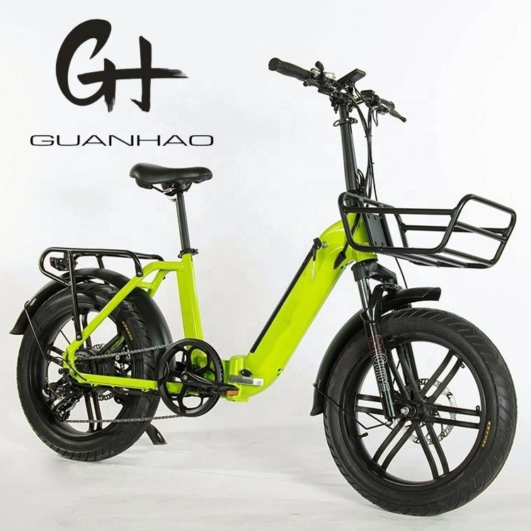 750W Magwheel moteur à travers le cadre pliable en aluminium suspension fourchette vélo pliant électrique