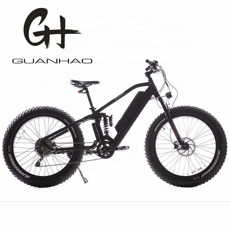 8 vitesses de vitesse 26 pouces 48V 17Ah batterie au lithium vélo de montagne électrique avec 1000W Bafang Moyenne moteur