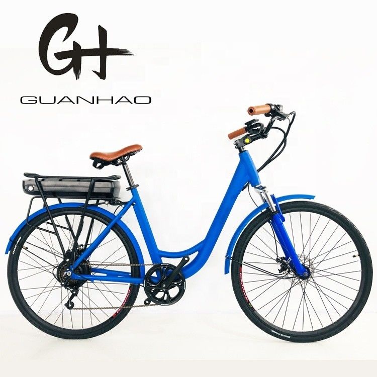 27.5 &quot; 48V 500W 14AH 45KM/H EN15194 CE Stock Lady City électrique avec roulement arrière à 7 vitesses