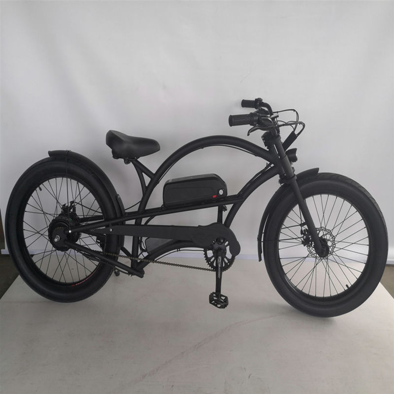 Vélo électrique de plage de 24 pouces avec moteur sans balai de 48V et pneus 3.0