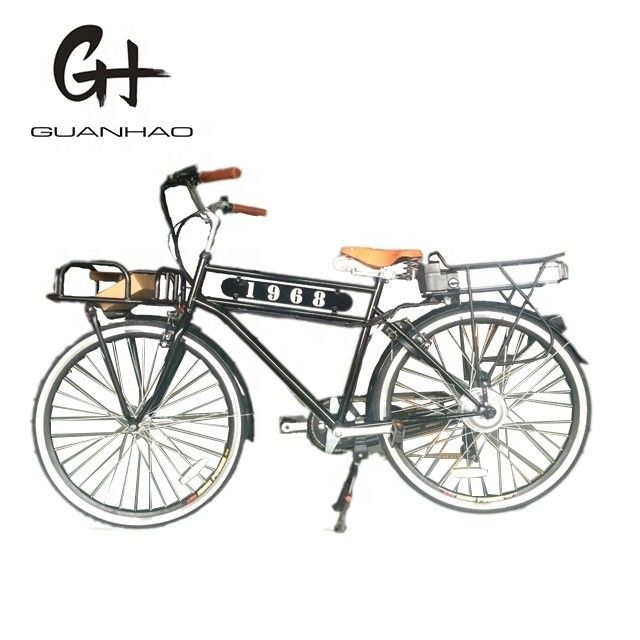 Le centre d'aluminium 28 pouces 36V 15AH Cargo Tradition Vintage Classic Hommes 250W PAS vélo électrique